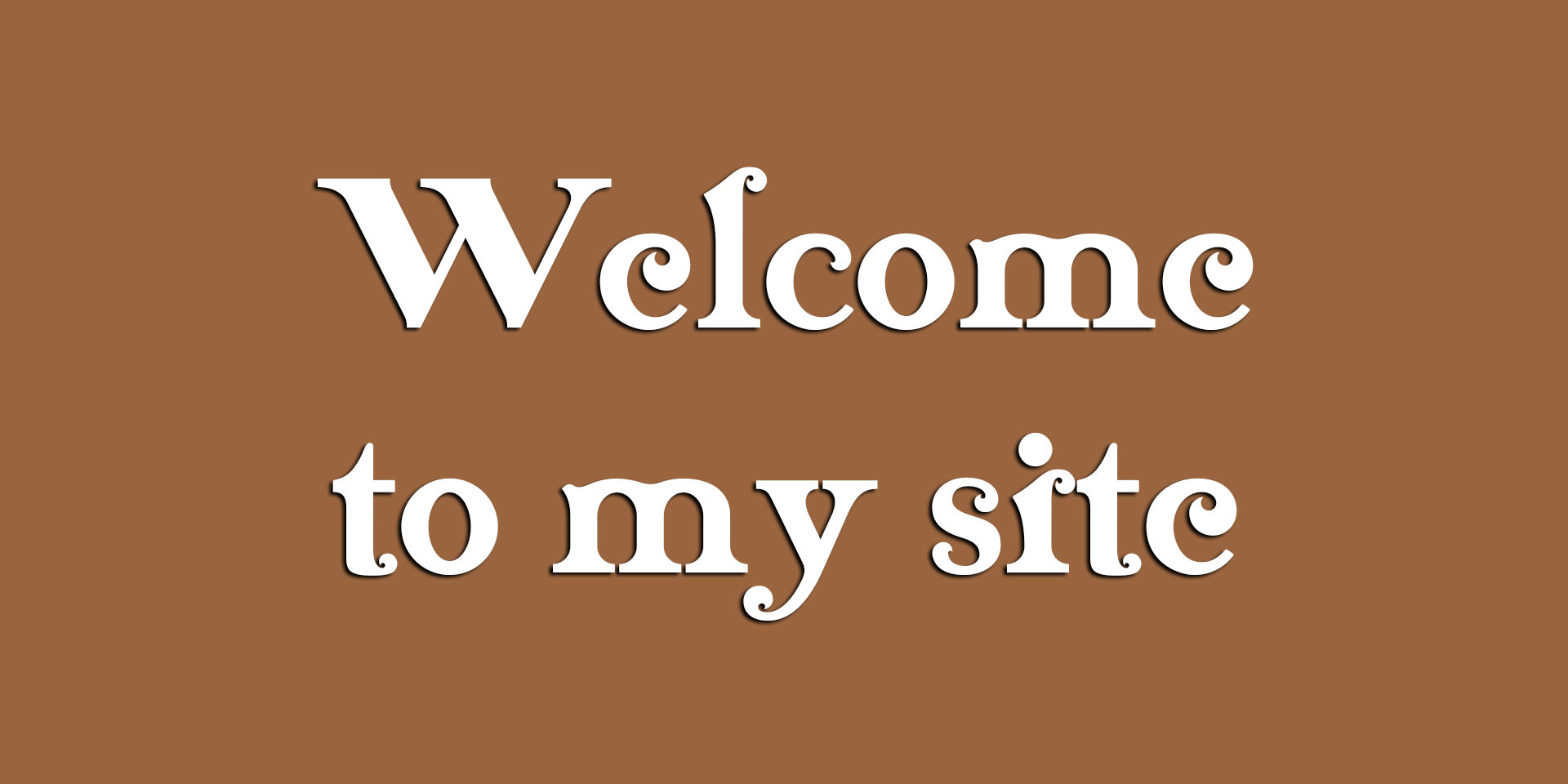 Welcome to my blog